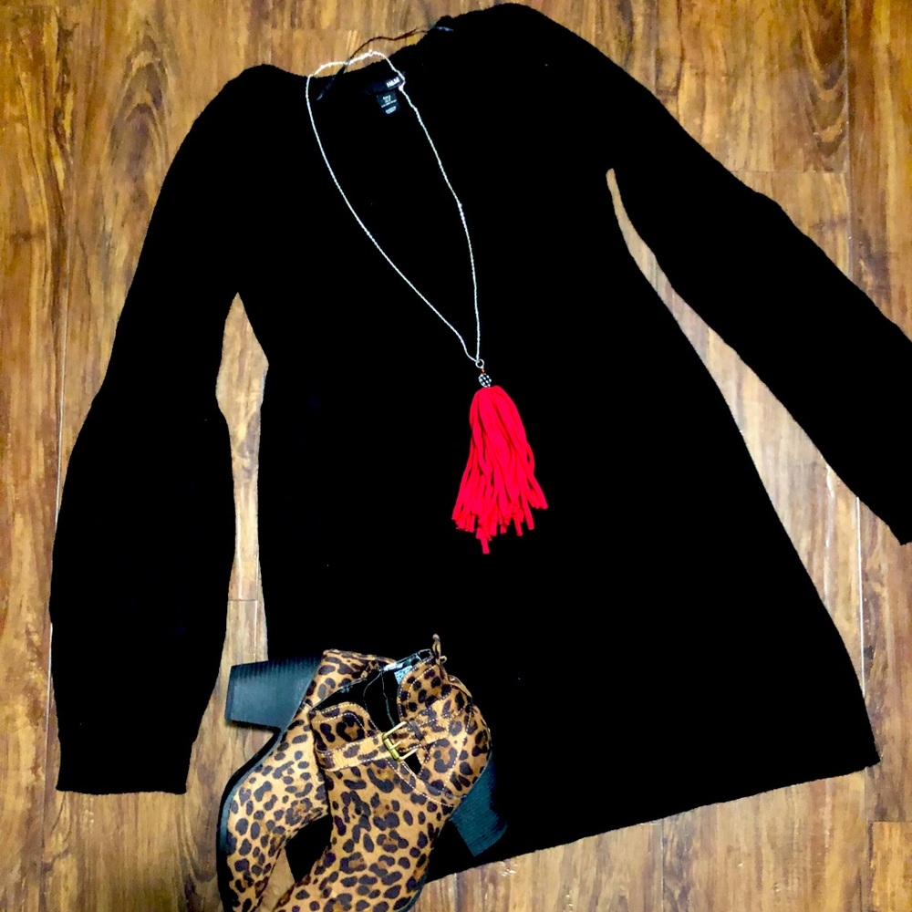H&M Ribbed Sweater Dress S/M